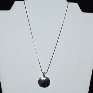 Touchstone Crystal by Swarovski Circle Duo Necklace 3030NF New in box